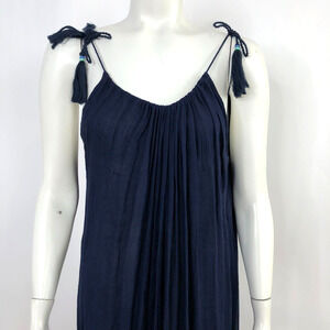 paradise beach club mykonos dress code Liesl Linen Kaftan in Woven Echo main image 1
